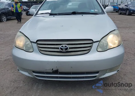 2003 Toyota Corolla S z USA, uszkodzony, nr VIN 2T1BR32E43C047017